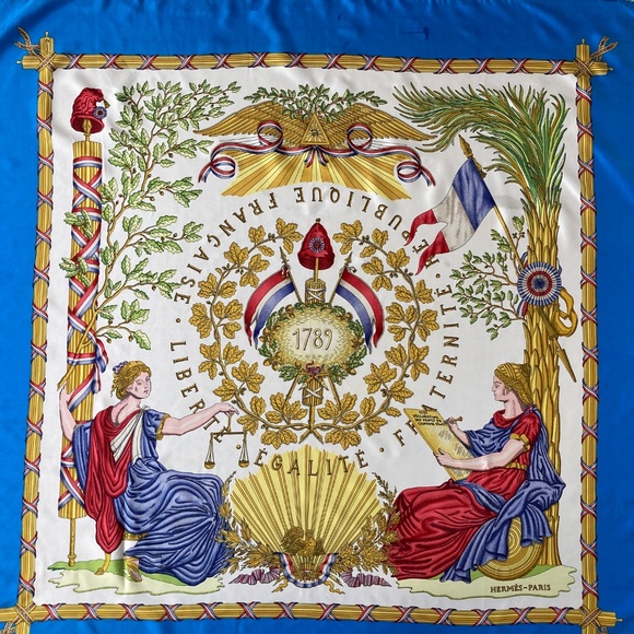 1789 French Revolution Hermès silk scarf - Picture 12 of 14